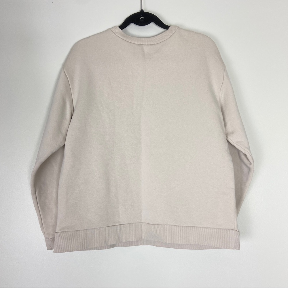Zara Cream Textured Knit Sweatshirt - Picture 5 of 8